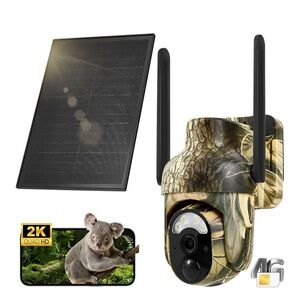 Camo 2K Wireless Trail Camera with Solar Panel and 4G Connectivity